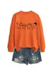 Amazon Ebay Estación Independiente Moda e Interesante Dientes de Mujer Navidad Cuello Redondo Sudadera Otoño e Invierno Camiseta Base