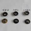 Suministro de Ojales Negros para Botones de 8 mm de Diámetro Interior, Disponibles en Opciones Imitación Negro, Ecológico, Inoxidable o Recubiertos con Aceite Negro