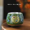 Taza de té de plata xyt, taza maestra de plata esterlina 999, taza de degustación de té individual, taza de té de kung fu, tazón de té, caja de regalo para el hogar de color esmaltado