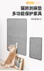 Tapete de sisal cor sólida cinza resistente ao desgaste anti-riscos anti-lascas Quadro de arranhar vertical para gato moedor de garras de gato tapete para pet