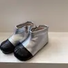 Zapatos Infantiles de Color Contrastante, Botas para Niños Pequeños, Botas tipo Dr. Martens para Niñas, Botines Bajos para Bebés, Botas tipo Dr. Martens Infantiles de Otoño e Invierno