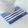 Alfombrilla de Pie para Inodoro en Forma de U de Venta Caliente Transfronteriza, Alfombra Gruesa de Felpa, Alfombrilla Absorbente para Suelo de Baño, Alfombrilla Antideslizante para Baño, Dropshipping