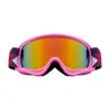 Equipo de Esquí Gafas de Esquí Cilíndricas Antivaho de Doble Capa Montañismo al Aire Libre A prueba de Viento y Arena Recubrimiento Galvanizado/Modelo para Niños Hx07
