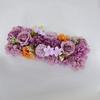 Envío Gratis Nuevo Estilo Boda Artificial Piso Seda Flor Terminada Decorativa Fila de Flores Hotel Pared de Flores Camino Llevando Flor Arte Floral de Boda
