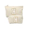 Bolsa de Hombro de Pana con Letras Transfronteriza de Amazon, Bolsa Bordada de Toalla, Bolsa de Almacenamiento para Neceser, Material de Pana