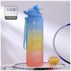 Vaso de Agua de Plástico Amazon de Gran Capacidad con Popote Botella de Agua Deportiva Botella de Fitness Vaso Botella de Agua Resistente a Altas Temperaturas 2382 para Niños y Niñas