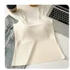 Venda Direta de Fábrica Tamanho Grande Camisola Listrada de Seda de Gelo Verão com Bojos Embutidos Costas Nuas Roupa Íntima Roupa Externa Lingerie Costas Bonitas