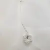 Amazon Nuevo Producto Cadena Trasera de Borla de Diamante Moda Europea y Americana Vestido Collar de Pedrería Accesorios para Mujer Cadena Corporal