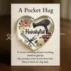 Cartão Forug Estilistas Mercado Transfronteiriço Hug Poch2D Acrílico com Bolso para Presente Aniversário