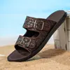 Superventas de Amazon Sandalias Tejidas de Verano para Hombre Transfronterizas Casuales para Exteriores Antideslizantes Suela Gruesa Playa 2558