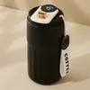 Taza de Café Sensible a la Temperatura Acero Inoxidable 316 Taza Aislada Alto Valor Estético Taza de Agua de Doble Capa para Hombres y Mujeres Taza de Viaje Portátil Regalo