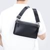 Bolso Cuadrado Cruzado de Piel Suave Nuevo Bolso de Boutique de Guangzhou Bolso de Mano de Piel de Vaca de Primera Capa Bolso Multifuncional de Piel Genuina para Hombre Venta al por Mayor