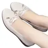 Zapatos de Mamá Estilo Nuevo, Zapatos de Mujer de Suela Blanda, Zapatos de Mujer Primavera 2026, Zapatos de Cuero Planos de Talla Grande para Mujeres de Mediana Edad y Mayores