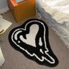 Alfombra de noche con diseño de extraterrestre de dibujos animados, antideslizante, fácil de limpiar, para dormitorio infantil.