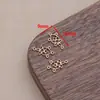 Colgante de Pendiente con Gancho de Flor de Aleación de Múltiples Agujeros Accesorios de Joyería Estilo Étnico Conector para Pulsera y Collar DIY