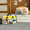Bolsa de viaje bicolor de gran capacidad para hombres y mujeres, bolsa deportiva para el gimnasio con múltiples bolsillos, bolsa de maternidad, bolso de mano para viajes cortos