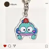 Chaveiro Peixe Feio Explosões Pingente Acrílico Desenho Animado Fofo Estojo de Caneta Mochila Pingente de Desenho Animado Chaveiro de Estudante