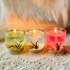 Vela Aromática de Gelatina Cristal do Oceano Lembrança Velas de Aniversário Decoração Vela de Gelatina Transparente Sem Fumaça Forma Transparente Vela de Gelatina Transparente Feita à Mão
