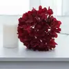 135 Piezas de Hortensia Artificial Grande de Rama Única Francesa Exportación Transfronteriza Venta al por Mayor Decoración para el Hogar y Bodas Flores Artificiales de Interior
