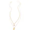 Collar Cadena Clavícula Estilo Bohemio Europeo y Americano Cuentas de Estrella de Mar Conchas Collar de Conchas de Verano Todo Combina Cadena Clavícula