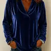 2026 Europea y Americana Transfronteriza Amazon Estación Independiente Moda Ropa de Mujer Nuevo Estilo Color Sólido Cuello de Muñeca Manga Larga Sexy Terciopelo