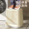 Cesta de Ropa Sucia para Baño del Hogar, Cesto de Lavandería de Gran Capacidad, Cesta de Almacenamiento de Ropa Sucia Hueca, Cesta de Lavandería Grande