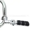 Venta al por mayor Juego completo de reposapiés plegables para pasajero de aleación de aluminio ajustables para motocicleta 32 mm