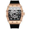 Marca Binbang transmisión en vivo transfronteriza reloj popular para hombre de silicona forma de barril luminoso moda deportiva reloj venta al por mayor