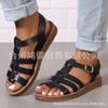 Comércio Exterior sapatos femininos plus size desejo Amazon Verão Europa, América e Sudeste Asiático Fundo Plano plus size 43 Feminino Fundo Grosso Fresco