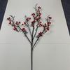 Fruta Roja de Acebo Fruta de la Fortuna Flor Artificial Decoración de Arreglo Floral para Sala de Estar Adornos Hogar Boda Inauguración Decoración de la Fortuna Navidad