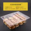 Bandeja de Ampolla Personalizada Transfronteriza para Alimentos Bandeja para Pasteles Caja Desechable Transparente de Plástico Caja de Empaque para Pasteles y Alimentos