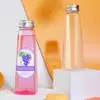 Garrafa de Plástico com Tampa de Alumínio para Pet 360ml Cônica Transparente para Suco Chá Bebida Garrafa Comercial para Sopa de Ameixa Azeda Garrafa de Óleo Comestível