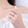 Anillo de Cruz de Diamante para Mujer Alto Sentido Red Social Viento Frío Doble Capa Joker Apertura Ajustable Suministro Venta al por Mayor