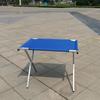 Estante de exhibición plegable para puesto, estante portátil multifuncional para mercado nocturno, mesa de tela, colgador de mesa plegable