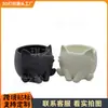 Novo produto transfronteiriço: Vaso de flores pequeno fofo em formato de gato, impresso em 3D, para decoração de jardim e vaso de suculentas para mesa de escritório