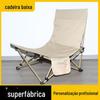 Cadeira Dobrável para Exterior, Cadeira de Praia Dobrável Portátil, Equipamento de Cadeira Estilo Camping, Banquinho Pequeno, Banquinho Dobrável, Cadeira Baixa, Cadeira de Lazer