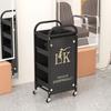 Carrito de peluquería, gabinete de herramientas para peluquería, carrito de herramientas para teñido permanente, carrito de almacenamiento móvil para salón de permanente