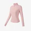 Chamarra de Yoga con Cremallera y Cuello Alto para Mujer, Corte Delgado, Resistente al Viento, Secado Rápido, Ropa Exterior para Correr y Entrenamiento