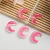Novas Explosões Estilo Fada Celebridade Acessórios de Esmalte Colorido Meia-Lua Multicolor Misturado DIY Pequenos Acessórios de Joia Pulseira Colar