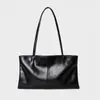 Bolso de axila de nicho coreano para mujer, bolso tote de gran capacidad, bolso de hombro cruzado de cuero genuino de moda para el trabajo