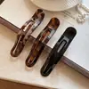 Pinza Elegante y Versátil para el Cabello Hueca de Color Carey para Mujer, Adecuada para Peinados Recogidos, con un Toque de Alta Gama, Lujo Ligero, Diseño de Nicho, Pinza de Pato y Pinza de Garra
