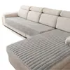 Cojín de sofá de felpa Amazon transfronterizo, engrosado para invierno, cálido, antideslizante, cojín de asiento de franela, funda de sofá, manta para sofá