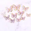 Decoración para Pastel de Cumpleaños Enchufe Mariposa Bronceada Inserto para Pastel Celebridad de Internet Repostería Postre Mariposas Adorno de Vestir