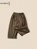 Pantalones de Felpa de Algodón de Color Sólido para Niños, Pantalones Cálidos Casuales, Novedad Invierno 2025, Versión Coreana, Pantalones Largos Rectos Gruesos, Modernos