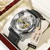 Reloj Retro Tallado Binbond para Hombre, Diseño Hueco, Resistente al Agua, Moderno, Reloj de Cuarzo Luminoso, Dropshipping Transfronterizo