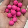 Cuentas redondas de color de pintura de 16 mm para cuerda de cabeza de pulsera de cadena de teléfono móvil llavero accesorios para coche material con cuentas
