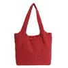 Bolso Tote de Viaje Transfronterizo Sencillo para Mujer 2025 Invierno Nuevo de Moda Gran Capacidad Ligero Casual para Hombro o Axila