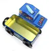Fabricante de Dongguan Lata Personalizada Juguete Jeep Papelería Caja de Hierro Forma Especial Metal Caja para Lápices Papelería Caja de Regalo