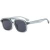 Gafas de sol de doble haz cuadradas de estilo nuevo europeo y americano, gafas de sol para hombre, estilo retro, informal, para conducir, negocios, de moda.