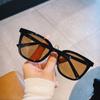 Gafas de sol estilo coreano Ojo de Gato Color Claro Transparente Color Té para Mujer Estilo ins Celebridad de Internet Gafas de Moda Trendy para la Calle